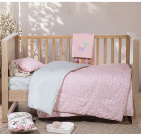 Σετ Σεντόνια Κούνιας 120x170 Wings of Joy Pink 5205495605272