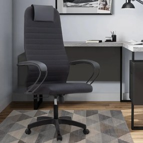 Καρέκλα γραφείου Darkness Megapap με διπλό ύφασμα Mesh σε χρώμα μαύρο 66,5x70x123/133εκ. - Ύφασμα - GP008-0009