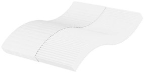 vidaXL Στρώμα Αφρού Σκληρότητα H2 H3 Λευκό 140x210 εκ.