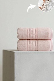 Stewehome Σετ 2 τεμαχίων γκρι βαμβακερές πετσέτες χεριών 50x90 cm
