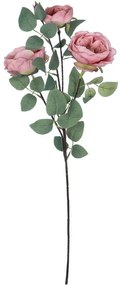 Τεχνητό Λουλούδι Climbing Rose 21185 70cm Green-Dark Pink GloboStar Polyethylene,Fabric