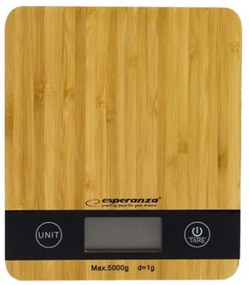 Ψηφιακή Ζυγαριά Κουζίνας Φυσικό Μπαμπού 5kgr Bamboo ESPEKS005 Esperanza ESPEKS005