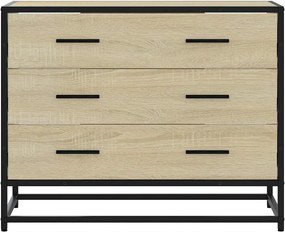 vidaXL Ντουλάπι συρταριών Sonoma Oak Κατασκευασμένο ξύλο