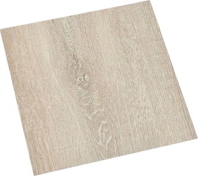 vidaXL Πλάκες Δαπέδου Μπεζ 5,11 τ.μ. 55 τμχ. PVC