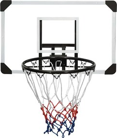 vidaXL Ταμπλό Μπασκέτας Διάφανο 71x45x2,5 εκ. Πολυανθρακικό