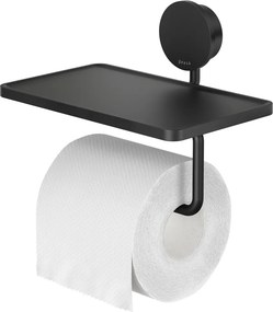Geesa Opal 7224 Black Matt - Χαρτοθήκη με Εταζερα