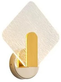 Απλίκα Φωτιστικό Τοίχου LED 8W Χρυσό Ρόμβος Arte Illumina Volet 144-58016 Eurolamp-144-58016-Χρυσό 144-58016
