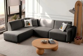Corner Sofa S-Loft Left - Anthracite Anthracite