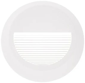 Απλίκα Φωτιστικό Τοίχου LED 3W IP65 Φ14,8cm HER-05 Heronia Lighting-42-0009-Λευκό 42-0009