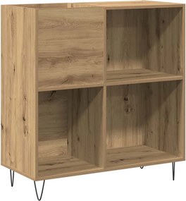 vidaXL Ντουλάπι δίσκων βινυλίου artisan δρυς 85 x 38 x 89 εκ.