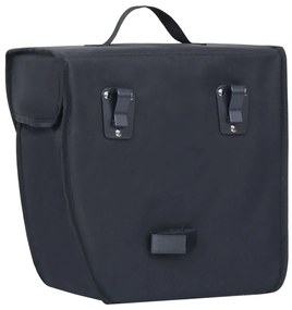 vidaXL Τσάντα Σχάρας Ποδηλάτου Μονή Αδιάβροχη Μαύρη 21 Λίτρων