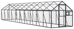 vidaXL Κλουβί Ανθρακί 1,79 x 4 x 1,85 μ. από Αλουμίνιο