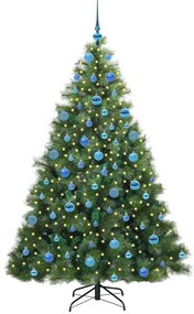 vidaXL Τεχνητό Χριστουγεννιάτικο Δέντρο Πράσινο 180 cm ΠΕ και PVC