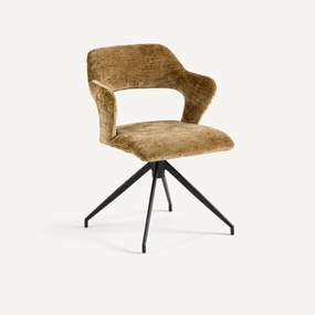 Περιστρεφόμενη καρέκλα τραπεζαρίας από βελούδο, Asyar