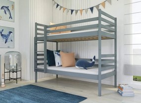 NEMO 90x190 graphite bunk bed Lano Furniture
