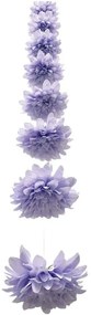 Τεχνητή Γιρλάντα Ντάλια 00-23861-10-5 Φ12x180cm Lilac Marhome Leather,Plastic