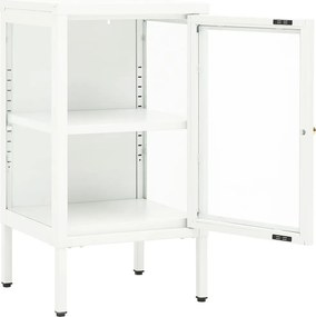 vidaXL Μπουφές 38 x 35 x 70 εκ. Μέταλλο και Γυαλί