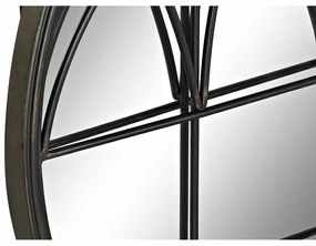 Τοίχο καθρέφτη DKD Home Decor Μαύρο Σύγχρονη 76 x 4 x 76 cm
