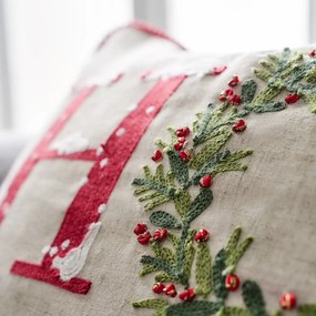 Χριστουγεννιάτικη Μαξιλαροθήκη (43x43) Gofis Home Xmas 366