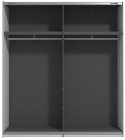 Ντουλάπα Gard 200 Λευκό 195x61x218 εκ. 195x61x218 εκ.