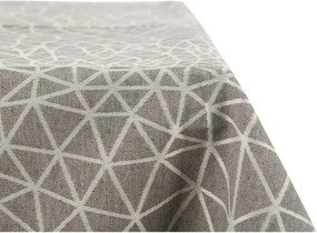 Τραπεζομάντηλο Kinvara BABEL GRIS 48 Λευκό Γκρι Jacquard