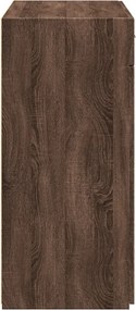 vidaXL Ντουλάπι Καφέ Δρυς 80x42,5x93 εκ. από Επεξεργασμένο Ξύλο