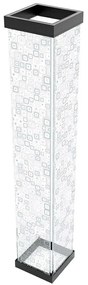 Φωτιστικό Δαπέδου Retro 630ARN1150 17,5x17,5x108cm Led 2600lm 36W 3000K Clear-Black Opviq
