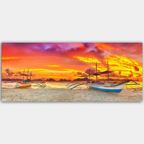 Πίνακας Καμβάς 451ERN1208 120x50cm Multi Wallity Horizontal Ξύλο, Καμβάς