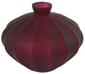 Βάζο Marylou Μπουλ 013.788466 19x15cm Bordo Glass