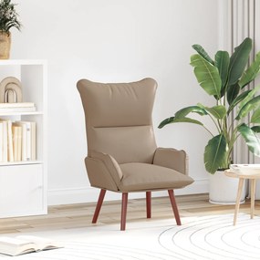 vidaXL Χαλαρωτική Καρέκλα Καπουτσίνο Συνθετικό Δέρμα
