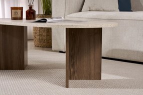 Coffee Table Sable - Travertine, Walnut Travertine
Walnut