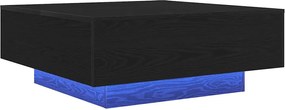 vidaXL Τραπεζάκι σαλονιού Μαύρη Οξυά 80 x 80 x 31 cm