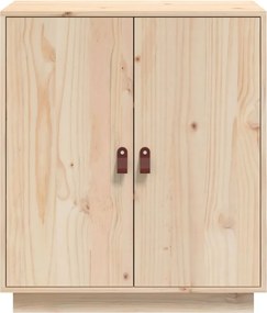 vidaXL Ντουλάπι 65,5x40x75 εκ. από Μασίφ Ξύλο Πεύκου