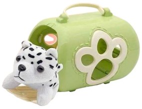 Λούτρινο σκυλάκι με τσάντα μεταφοράς και αξεσουάρ - 2F626-G - 215597