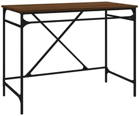 vidaXL Γραφείο Καφέ Δρυς 100 x 50 x 75 εκ. από Επεξεργασμένο Ξύλο