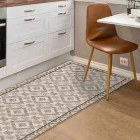 Διάδρομος Βινυλίου Beige Rhombus-Large