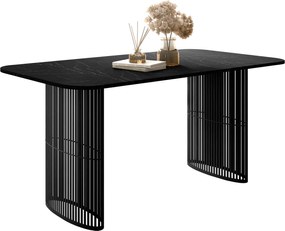 Τραπέζι Arcadia Επεκτεινόμενο-Μαύρο Μάρμαρο - Μαύρο