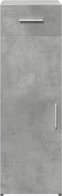 vidaXL Ντουλάπι Γκρι Σκυροδέματος 30x42,5x93 εκ. Επεξεργασμένο Ξύλο