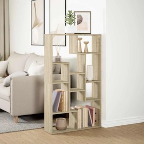 vidaXL Βιβλιοθήκη Sonoma Δρυς 72x20x120,5 εκ. από Επεξεργασμένο Ξύλο
