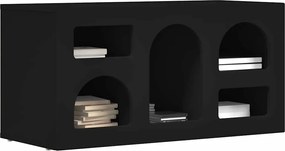 vidaXL Ντουλάπι TV Μαύρο 80 x 35 x 40 εκ Επεξεργασμένο ξύλο