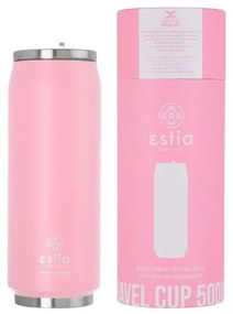 ESTIA ΘΕΡΜΟΣ TRAVEL CUP SAVE THE AEGEAN 500ml BLOSSOM ROSE