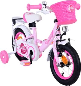 Ashley 12 Inch 21,5 cm Girls Coaster Brake Light pink/White