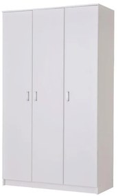 Ντουλάπα Hana 3K Λευκό 120x52x205 εκ. 120x52x205 εκ.