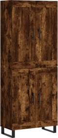 vidaXL Ντουλάπι Καπνιστή Δρυς 69,5x34x180 εκ. από Επεξεργασμένο Ξύλο