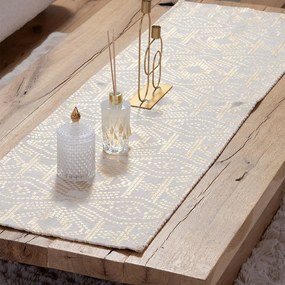 Runner Χριστουγεννιάτικο Glam 45X150 Gold Nef-Nef Homeware 45X150
