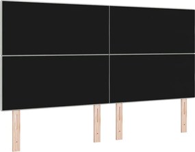 vidaXL Κεφαλάρι Ανοιχτό γκρι 180 cm Βελούδο