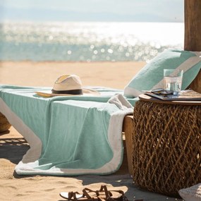 Πετσέτα Θαλάσσης Coral Sense 519-38 Sea Glass - Vanilla Gofis Home Beach 90x170cm 100% Cotton