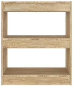 vidaXL Βιβλιοθήκη/Διαχωριστικό Χώρου Sonoma Δρυς 60 x 30 x 72 εκ.