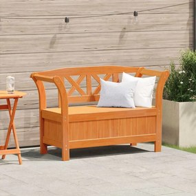 vidaXL Πάγκος Αποθήκευσης Κήπου Καφέ 119 x 76 x 44εκ.