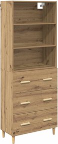 vidaXL Highboard Artisan Oak 69,5 x 32,5 x 180 εκ Επεξεργασμένο ξύλο